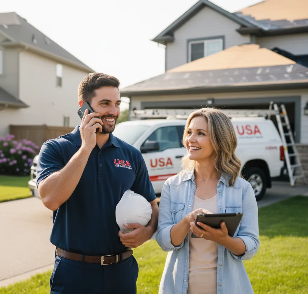 USA Roof Repair Experts customer support in Madill